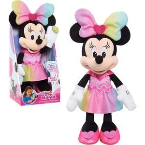 Junior Minnie Mouse Sparkle and Sing 13-inch  Plush with Lights and Sounds,